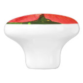 熱帯ハイビスカス花 セラミックノブ (側面)