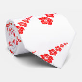 熱帯ハイビスカス花 ネクタイ (ロール)