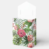 熱帯ハイビスカス葉花葉パターン フェイバーボックス (オープン)