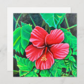 熱帯ハイビスカス (正面/裏面)