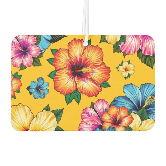 熱帯ハイビスカス カーエアーフレッシュナー (裏面)