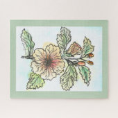 熱帯ハイビスカス ジグソーパズル (横)