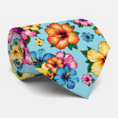 熱帯ハイビスカス ネクタイ (ロール)