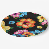 熱帯ハイビスカス ペーパープレート (アングル)