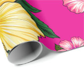 熱帯ハイビスカス ラッピングペーパー (ロールコーナー)