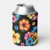 熱帯ハイビスカス 缶クーラー (缶正面)