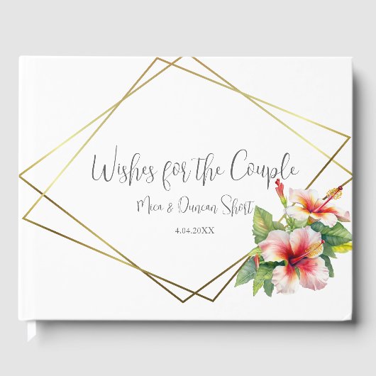 熱帯ハイビ結婚スカス ゲストブック (正面)