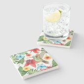 熱帯ハチドリ2 ストーンコースター (横)