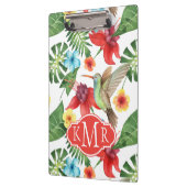 熱帯ハチドリ|のモノグラム クリップボード (左)