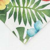 熱帯ハチドリ フリースブランケット (角)