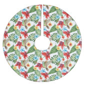 熱帯ハチドリ ブラッシュドポリエステルツリースカート (正面)