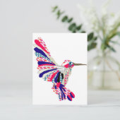 熱帯ハミングバード ポストカード (スタンド正面)
