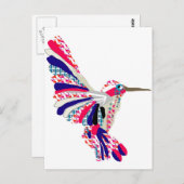 熱帯ハミングバード ポストカード (正面/裏面)