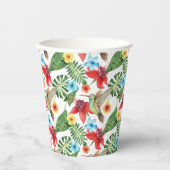 熱帯ハミングバード 紙コップ (正面)