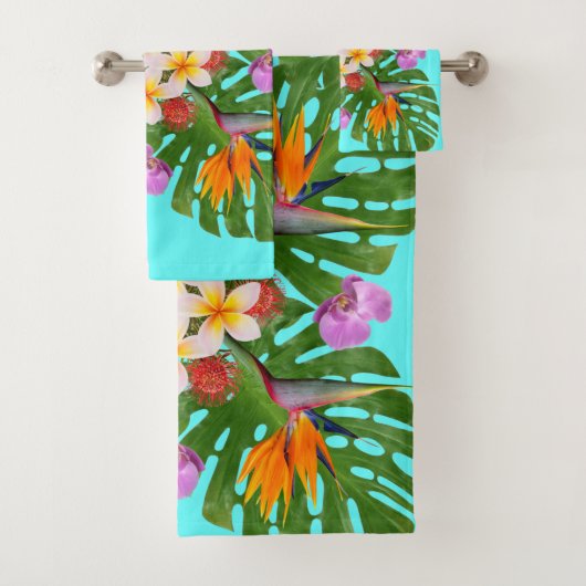 熱帯ハモダンワイキルト バスタオルセット (インサイチュ)