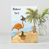 熱帯ハローウィンパーティ招待状 招待状 (スタンド正面)