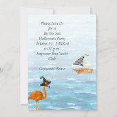 熱帯ハローウィンパーティ招待状 招待状 (裏面)