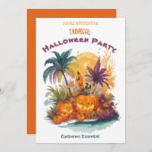 熱帯ハローウィンパーティ招待 セーブザデート (正面/裏面)