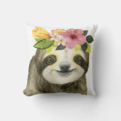 熱帯ハロー | Sweet Sloth クッション (正面)