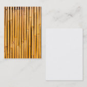 熱帯ハワイのタケ背景のテンプレート 名刺 (正面/裏面)