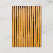 熱帯ハワイのタケ背景のテンプレート 名刺 (正面)