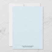 熱帯ハワイのハイビスカスのブライダルシャワーInvitatio 招待状 (裏面)