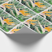 熱帯ハワイの極楽鳥 ラッピングペーパー (角)