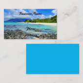 熱帯ハワイの荒磯 名刺 (正面/裏面)