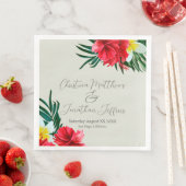 熱帯ハワイアンの花エレガント付け (インサイチュ)