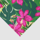熱帯ハワイアンスタイルフローラルパターン 薄葉紙 (詳細)