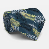 熱帯ハワイアンティール(緑がかった色)ブルーメンタイ ネクタイ (ロール)
