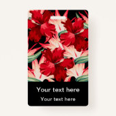 熱帯ハワイアンテーマイベント及びIDバッジデザイン バッジ (正面)