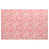 熱帯ハワイアンハイビスカス花柄 ファブリック (ヤード)