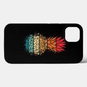 熱帯ハワイアンパイナップルアロハレトロヴィンテージハ Case-Mate iPhoneケース (裏面 (横))