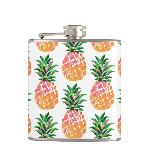 熱帯ハワイアンパイナップル フラスク (正面)