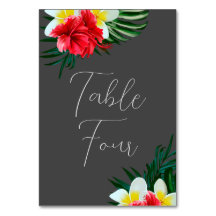 熱帯ハワイアンフラワーエレガントなウェディングオングレー