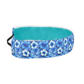 熱帯ハワイアンフラワーハイビスカスコバルトブルー アスレチックヘッドバンド (左)