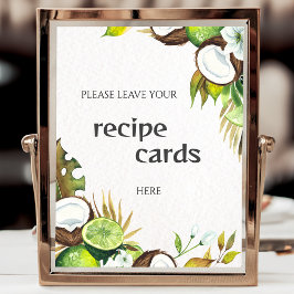 熱帯ハワイアンフローラの特別デザイン ポスター