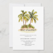 熱帯ハワイアンメレカリキマカクリスマスパーティー 招待状 (正面)