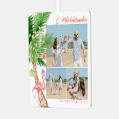 熱帯ハワイアンメレカリキマカクリスマス メタルオーナメント (正面左)