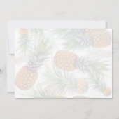 熱帯ハワイアンルアウ（ハワイ式宴会）バースデーパーティ招待状 招待状 (裏面)