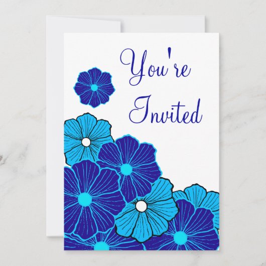 熱帯ハワイアン招待状 招待状 (正面)