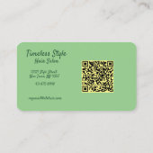 熱帯ハワイアン花美容師 名刺 (裏面)