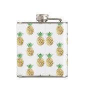 熱帯ハワイアン金箔パイナップルパターン フラスク (裏面)