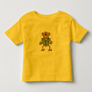 熱帯ハワイ猿のTシャツおよびギフト トドラーTシャツ