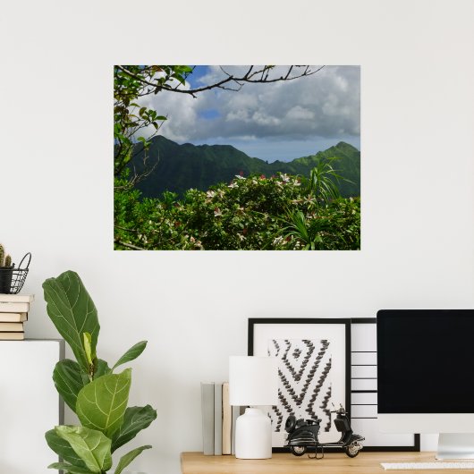 熱帯ハワイ ポスター (ホームオフィス)