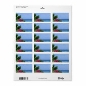 熱帯ハワイ ラベル (フルシート)