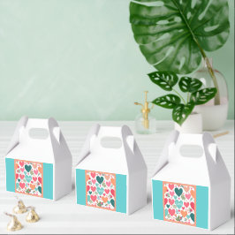 熱帯ハートと花バレンタインデー フェイバーボックス