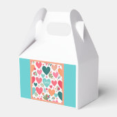 熱帯ハートと花バレンタインデー フェイバーボックス (裏面サイド)