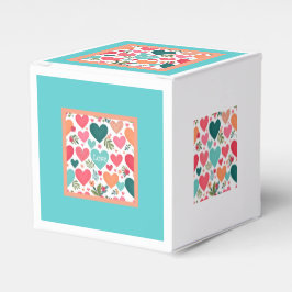 熱帯ハートと花バレンタインデー フェイバーボックス